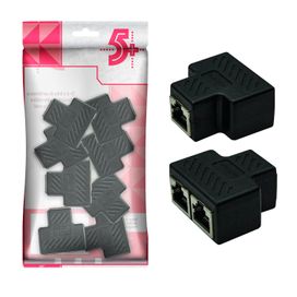 8x Duplicador De Saídas Cabo De Rede Rj45 Internet Divisor Y