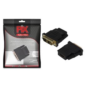 Conector Adaptador Dvi X Hdmi Fêmea 18+1 Banhado a Ouro - PIX