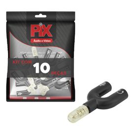 10x Adaptador Splitter P2 X P3 Para Headset Fone E Microfone