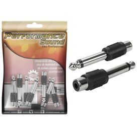 10x Plug Adaptador P10 Mono Para Jack Rca - PIX