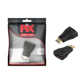 Adaptador Hdmi Fêmea para Mini Hdmi Macho - PIX