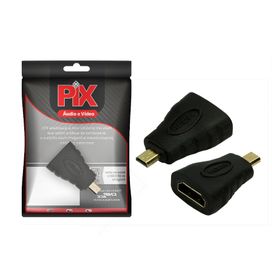 Adaptador Hdmi Fêmea Para Micro Hdmi Macho - PIX