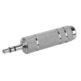 10x Adaptador Áudio P2 Stereo Para P10 Stereo J10 Níquel Metal - PIX