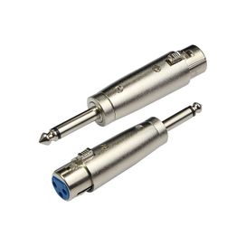 Adaptador Plug Xlr Cannon Fêmea Para P10 Macho Mono - PIX
