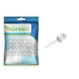 50x Led Alto Brilho 5mm 2000 Mcd - Green