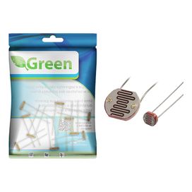 10x Sensor Ldr 5mm Fotoresistor Sensor De Luz - Green