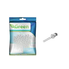 50x Led Alto Brilho 5mm Amarelo 8000 Mcd - Green