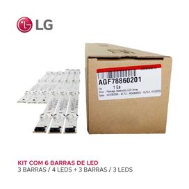 Kit Barra Led TV LG 43LJ5500 43LJ5550 43UJ6300 Original