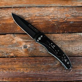 M500-J Canivete Retrátil De Bolso c/ Trava p/ Camping Pesca