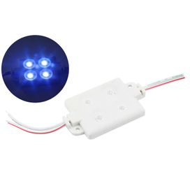 Módulo 4 Leds Alto Brilho 12v Ip65 5050 55x33 - Green
