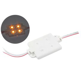 Módulo 4 Leds Alto Brilho 12v Ip65 5050 55x33 - Green