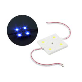 Módulo 4 Leds Alto Brilho 12v Ip65 5050 - Green