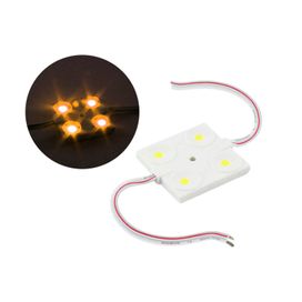 Módulo 4 Leds Alto Brilho 12v Ip65 5050 - Green