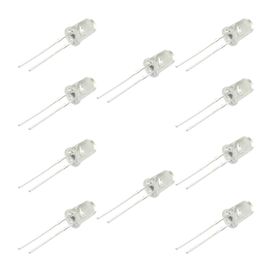 10x Led Rgb Tricolor 2 Terminais Alto Brilho 5mm Rápido - Green