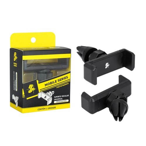 Suporte Universal Veicular Smartphone Com Trava de Pressão - 5+