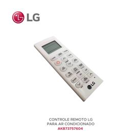 Controle Cr LG Original Ar Multi split Cassete Akb73757604