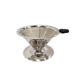 Filtro Coador de Café Reutilizável Cônico Inox Ultrafino