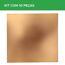 10X Placa Fenolite 15x15 Virgem ( Oferta kit com 10 placas)