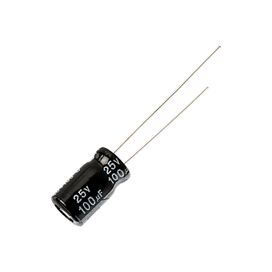 50x Capacitor Eletrolítico 100uf x 25v 105 Graus - ChipSCE