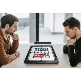 Jogo de Tabuleiro 2 em 1 Dama e Trilha