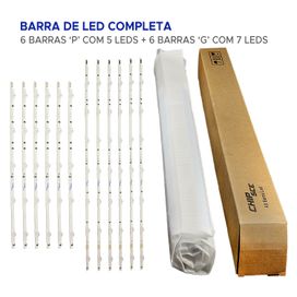 Kit Barras De Led  Un55j5300 Un55j5500 Un55j6300 Un55j6500