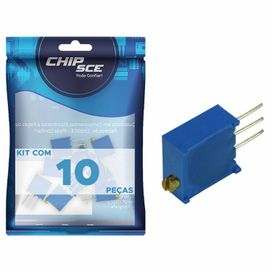 10x Trimpot multivoltas 3396W 1M 25 Voltas Alta Qualidade