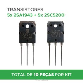 5 Pares Transistor 2sa1941 E 2sc5198 - Original - 10 Pçs