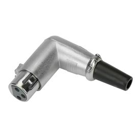10x Plug Cannon Fêmea Com Trava Profissional 90 Graus - PIX