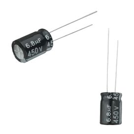 50x Capacitor Eletrolítico 6,8uf x 450v 105graus