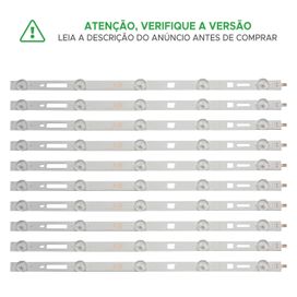 Kit 10 Barras De Led Compatível Sony Kdl-40r355b Kdl-40r485a 38cm - ChipSCE