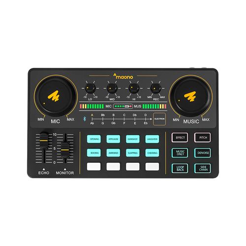 Interface de Som e Mixer Maonocaster Au-am200 Para Podcast