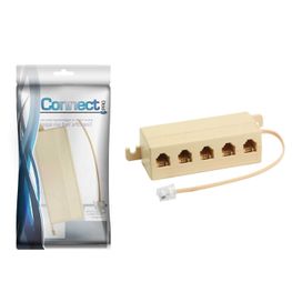 Adaptador Telefone Divisor 1 Entrada 5 Saídas - Original