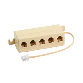 Adaptador Telefone Divisor 1 Entrada 5 Saídas - Original