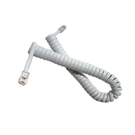 Cabo de Telefone 1 Metro Espiral Branco  - Connect Pro