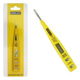 Chave De Teste De Tensão 12v a 250v Detector De Corrente - KOKAY