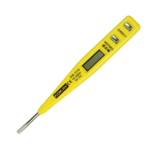 Chave De Teste De Tensão 12v a 250v Detector De Corrente - KOKAY