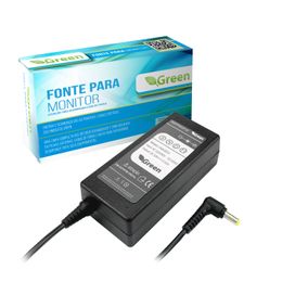 Fonte Carregador Notebooks, TVs e Monitores 19v 3,42a - Green