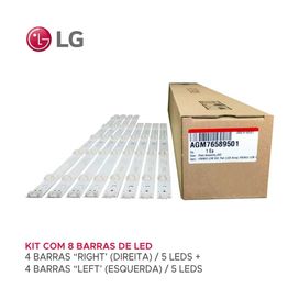 Kit Barra Régua Led TV LG 49um7300 49uk6310 49ut661 Original