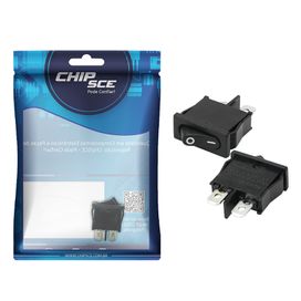 20x Chave Gangorra On Off Liga Desliga 2 Polos Mr-21s-2bb-f2 - ChipSCE