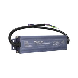 Fonte Blindada Prova D'água Ip67 12v 5a P/ Leds Cftv Bivolt