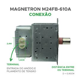 Magnetron Micro-ondas M24fb-610a M24fc-610a Bmy45 Pme25 Pme28 Pme31 - Green