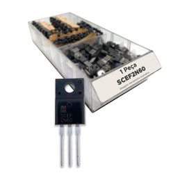 Transistor P2n60 = Scef2n60 = 2n60 - To220 Isolado