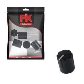 5x Knob Redondo P/ Pedal C/ Parafuso - Akn-1900