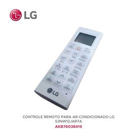 Controle Remoto Ar-Condicionado LG AKB76038419 Quente Frio