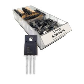 Transistor P6n60 = Scef6n60 = 6n60 - To220 Isolado