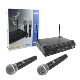 Microfones Duplo Wireless Uhf 60 Metros 614,50 + 641,00 MHZ - PIX