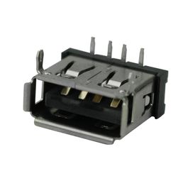 50x Peças Conector Usb Tipo A Fêmea 90° P/ Pci 4+2 terminais