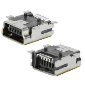 10x Conector Mini Usb Fêmea P/ Pci Micro Usb V3 5 Pinos