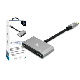 Cabo Adaptador Usb-c Para HDMI 2.0 Com Usb-c (PD) Fêmea 4k UltraHD - 5+