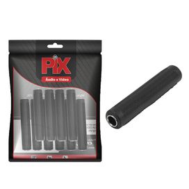 10x Adaptador Emenda Jack P10 Fêmea X Jack P10 Fêmea Estéreo